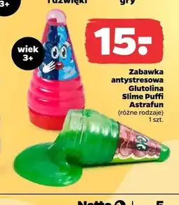 Netto Zabawka antystresowa Glutolina Slime Puffi Astrafun oferta