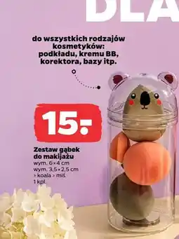 Netto Zestaw gąbek do makijażu Koala oferta