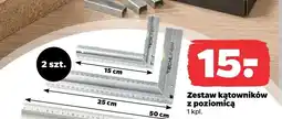 Netto Zestaw kątowników z poziomicą TECHLINER oferta