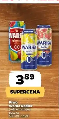 Netto Piwo bezalkoholowe Warka Radler Cytryna oferta