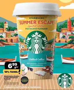 Netto Napój mleczno-kawowy o smaku pistacjowym Starbucks Summer Escape oferta