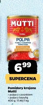 Netto Pomidory krojone Mutti Polpa z czosnkiem oferta
