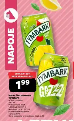 Netto Napój gazzzowany Tymbark cytryna mięta oferta