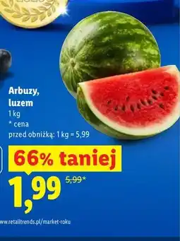 Lidl Arbuzy luzem oferta