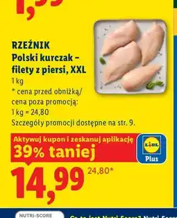 Lidl Polski kurczak - filety z piersi XXL Rzeźnik oferta