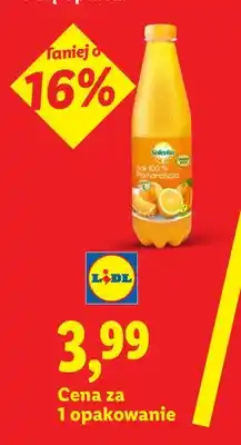 Lidl Sok 100% pomarańczowy Solevita oferta