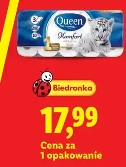 Lidl Papier toaletowy 3-warstwowy Queen Komfort oferta