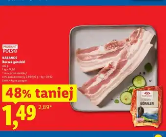 Lidl Boczek góralski Kabanos oferta