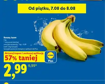 Lidl Banany luzem oferta