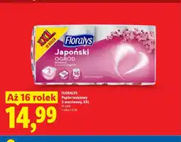 Lidl Papier toaletowy 3-warstwowy Floralys Japoński Ogród XXL oferta