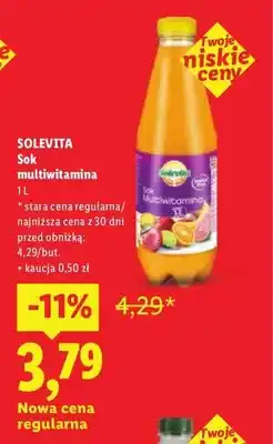 Lidl Sok multiwitamina Solevita oferta
