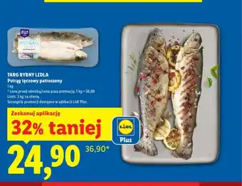 Lidl Pstrąg tęczowy patroszony Targ Rybny Lidla oferta