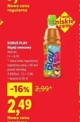 Lidl Napój owocowy Kubuś Play oferta