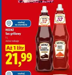 Lidl Sos grillowy Sweet Chilli Heinz oferta