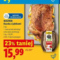 Lidl Kaczka z jabłkami Rzeźnik oferta