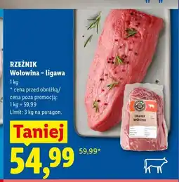 Lidl Wołowina - ligawa Rzeźnik oferta
