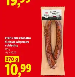 Lidl Kiełbasa wieprzowa z cielęciną Pikok Od Krajana oferta