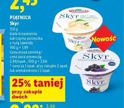Lidl Jogurt typu islandzkiego Skyr Piątnica biała brzoskwinia oferta