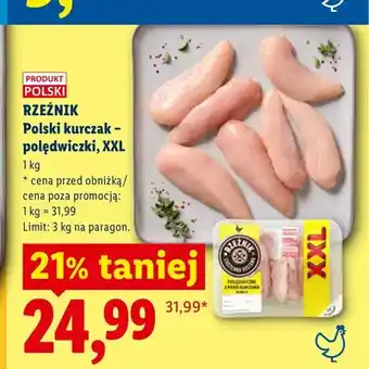 Lidl Polski kurczak - polędwiczki XXL Rzeźnik oferta