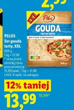Lidl Ser gouda tarty XXL Pilos oferta