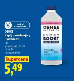 Lidl Napój nawadniający OSHEE Hydroboost cytryna oferta
