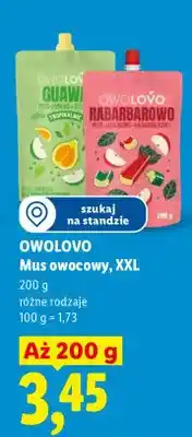 Lidl Mus owocowy Owolovo Guawa XXL oferta