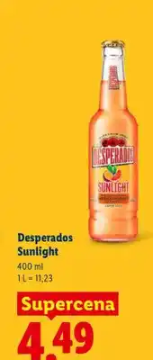 Lidl Piwo Desperados Sunlight oferta
