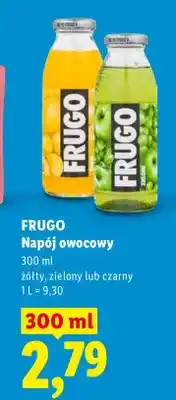 Lidl Napój owocowy Frugo żółty oferta