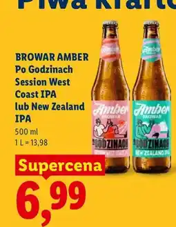 Lidl Piwo Browar Amber Po Godzinach Session West Coast IPA oferta