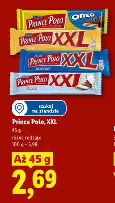 Lidl Wafel Prince Polo Classic XXL oferta