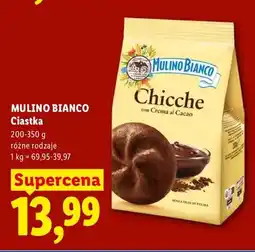 Lidl Ciastka Mulino Bianco Chicche con Crema al Cacao oferta