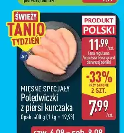 ALDI Polędwiczki z piersi kurczaka Mięsne Specjały oferta