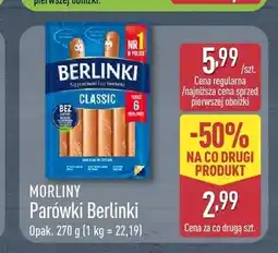 ALDI Parówki Berlinki Classic Morliny oferta