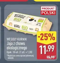 ALDI Jaja z chowu ekologicznego Wesoły Kurnik BIO oferta