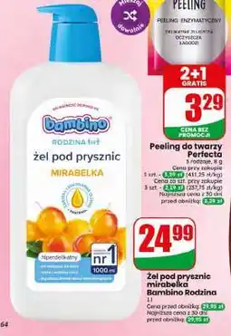 Dino Żel pod prysznic mirabelka Bambino Rodzina 1 l oferta
