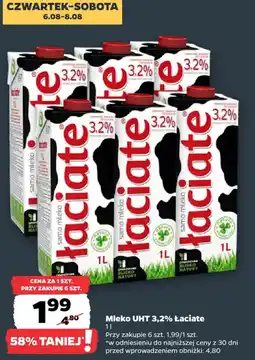 Netto Mleko UHT 3,2% Łaciate oferta