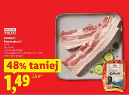 Lidl Kabanos Boczek góralski oferta