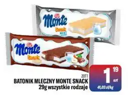 TomiMarkt BATONIK MLECZNY MONTE SNACK oferta