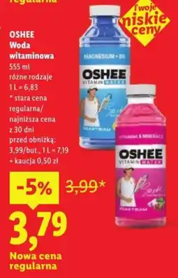 Lidl Woda witaminowa OSHEE oferta