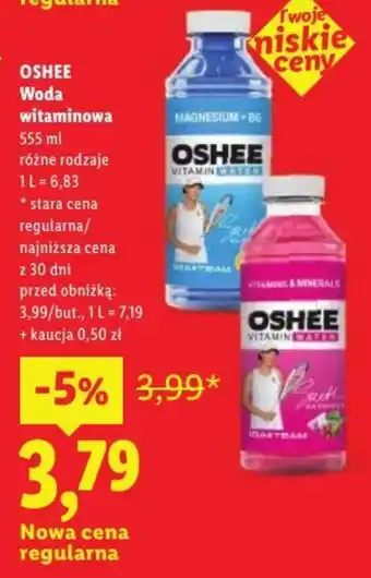 Lidl Woda witaminowa OSHEE oferta