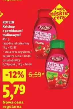 Lidl Kotlin Ketchup z pomidorami malinowymi oferta