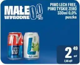 TomiMarkt Piwo Lech Free, Piwo Tyskie Zero oferta