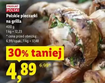 Lidl Polskie pieczarki na grilla oferta
