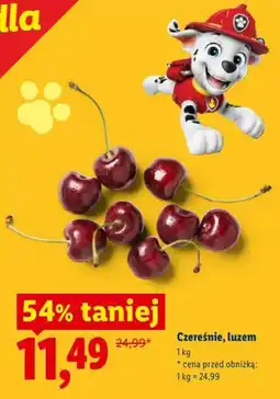 Lidl Czereśnie, luzem oferta