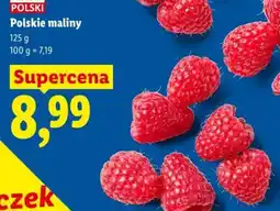 Lidl Polskie maliny oferta