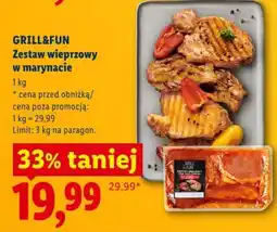 Lidl Zestaw wieprzowy w marynacie oferta