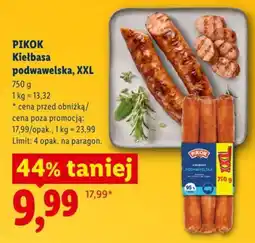 Lidl Kiełbasa podwawelska, XXL oferta
