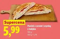 Lidl Panini z serem i szynką z indyka oferta