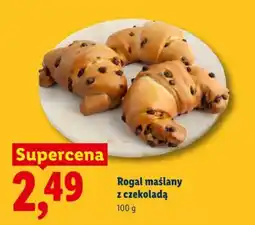Lidl Rogal maślany z czekoladą oferta