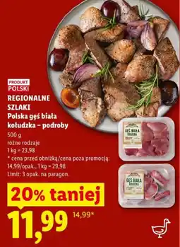 Lidl REGIONALNE SZLAKI Polska gęs biała kołudzka - podroby oferta